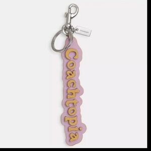 Coachtopia Pink Keychain